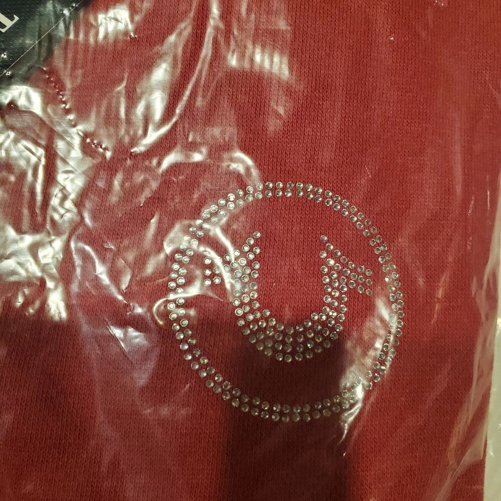 True Religion Rhinestone Bling Logo Zip Up Hoodie - Picture 4 of 9